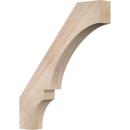 Ekena Millwork 3 1/2"W x 24"D x 28"H Balboa Smooth Knee Brace, Douglas Fir BRC04X24X28BOA00SDF